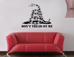 Don't Tread On Me Inspirational Quotes Wall Sticker Decal SQ125