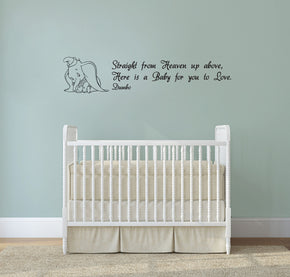 Dumbo Disney Inspirational Quotes Wall Sticker Decal SQ133
