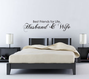 BEST FRIENDS FOR LIFE Inspirational Quotes Wall Sticker Decal SQ146