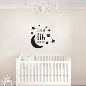 DREAM BIG LITTLE ONE Inspirational Citations Wall Sticker Décalque SQ186