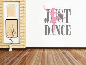 Just Dance Collage Wall Sticker Decal Inspirational Quote SQ221