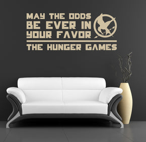 Harry Potter MAY THE ODDS Inspirational Quotes Wall Sticker Decal SQ48
