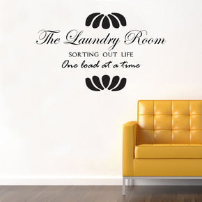 Laundy Room Triing Out Life Inspirational Quotes Wall Sticker Décalque SQ89