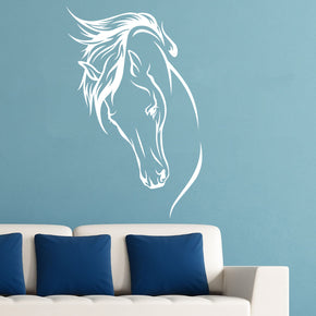 NOBLE HORSE Wall Sticker Decal Stencil Silhouette SST011