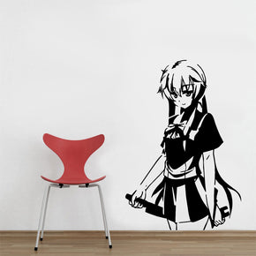 Manga Wall Sticker Autocollant Décalque Stencil Silhouette ST130