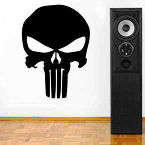 Skull Wall Sticker Decal Stencil Silhouette ST139