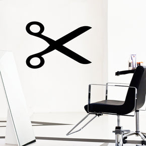 Scissors Hair Salon Wall Sticker Decal Stencil Silhouette ST141