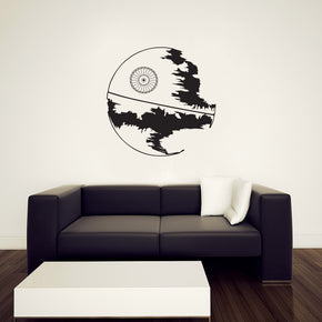 War Space Station Wall Sticker Decal Stencil Silhouette ST196