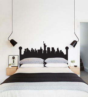 New York Skyline Wall Sticker Decal Stencil Silhouette ST214