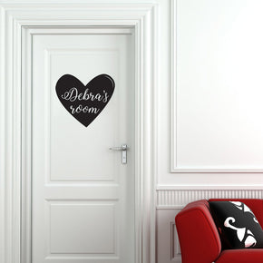 HEART NAME'S Personalized Wall Sticker Decal Stencil Silhouette ST228