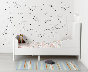 Stars Constellation Astrology Wall Sticker Decal Stencil Silhouette ST237