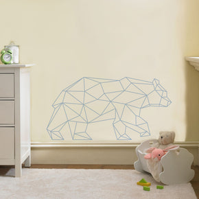 ORIGAMI BEAR Wall Sticker Decal Stencil Silhouette ST242