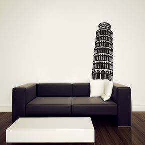 Italie Tour Wall Sticker Decal Stencil Silhouette ST272