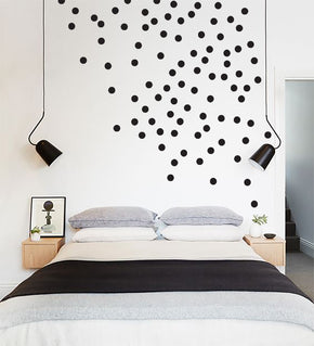 POLKA DOTS SET Wall Sticker Decal Stencil Silhouette ST283