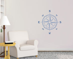 COMPASS Wall Sticker Decal Stencil Silhouette ST286