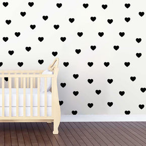 Heart SET Wall Sticker Decal Stencil Silhouette ST291