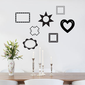 DECORATIVE Picture FRAMES Wall Sticker Decal Stencil Silhouette ST302