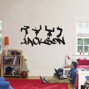 Graffiti Personalized Wall Sticker Decal Stencil Silhouette ST327