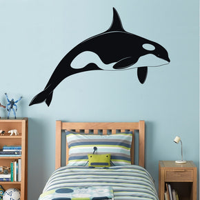ORCA KILLER WHALE Sticker mural autocollant pochoir Silhouette ST32