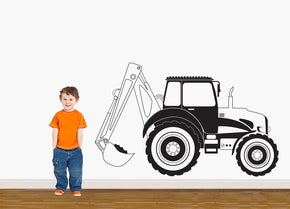 TRACTEUR Wall Sticker Decal Stencil Silhouette ST333