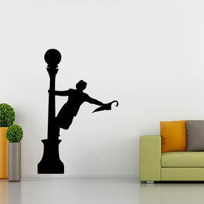 Singing In The Rain Sticker Decal Stencil Silhouette ST354