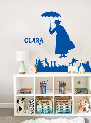 Movie Character Personalized Wall Sticker Decal Stencil Silhouette ST383