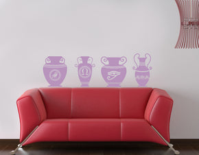 GREC VASE Wall Sticker Decal Stencil Silhouette ST393