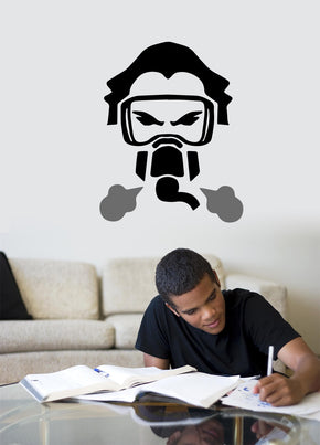 Jeu vidéo Wall Sticker Decal Stencil Silhouette ST405