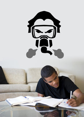 Video Game Wall Sticker Decal Stencil Silhouette ST405