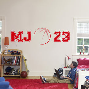 Michael Jordan Basketball Wall Sticker Decal Stencil Silhouette ST40