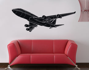 Autocollant mural AIRPLANE Decal Stencil Silhouette ST59