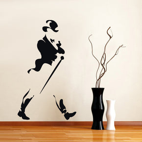 Whiskey Wall Sticker Autocollant Décalque Stencil Silhouette ST61