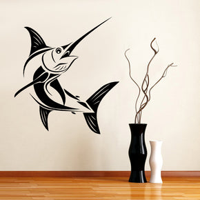 MARLIN FISH Wall Sticker Decal Stencil Silhouette ST68