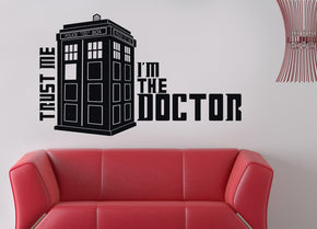 TV Show Phone Booth Wall Sticker Decal Stencil Silhouette ST81