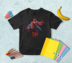 Spider-Man Super Hero Nom personnalisé T-shirt TS043