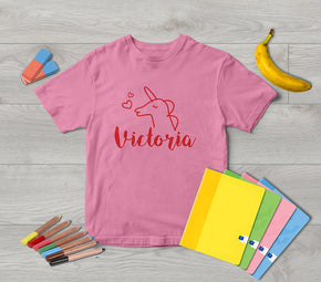 Abstract Unicorn Personalized Name T-shirt TS086