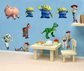 Toy Story Set Characters Wall Sticker Décalque C526