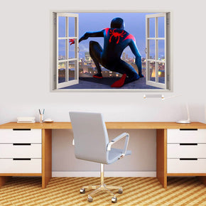 Super Heroes 3D Window Wall Sticker Decal W002