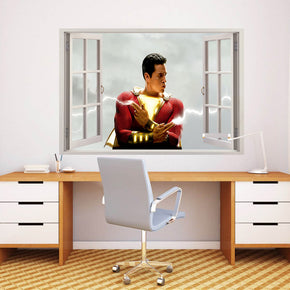 Super Heroes 3D Window Wall Sticker Decal W037