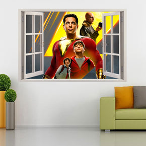 Super Heroes 3D Window Wall Sticker Decal W039