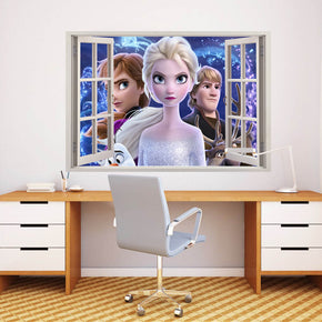 Frozen 3D Window Wall Sticker Decal W115