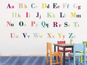 ABC Alphabet Letters Educational Wall Stickers Décalcomanies WC152