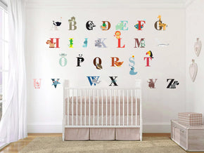 Sticker mural ALPHABET ANIMAUX WC153