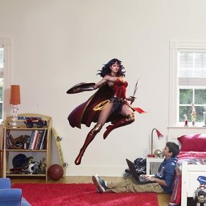 Wonder Woman Super Hero Autocollant Mural Decal WC15