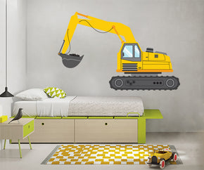 EXCAVATOR Wall Sticker Decal WC195