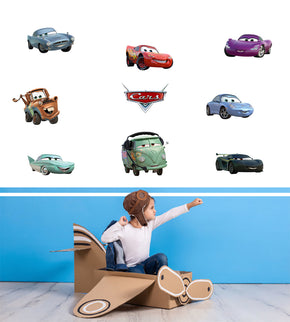 Disney Cars Movie Set PERSONALIZED Cars Set Wall Sticker Decal WC211
