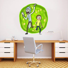 Rick And Morty Wall Sticker Décalque WC23