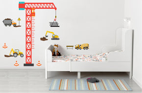 Crane Growth Height Chart for Kids Decal Wall Sticker WC254