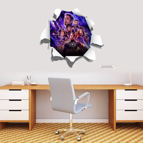 The Avengers Superheroes 3D Torn Paper Style Wall Sticker Decal WC266