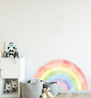 Watercolor Rainbow Wall Sticker Decal WC281